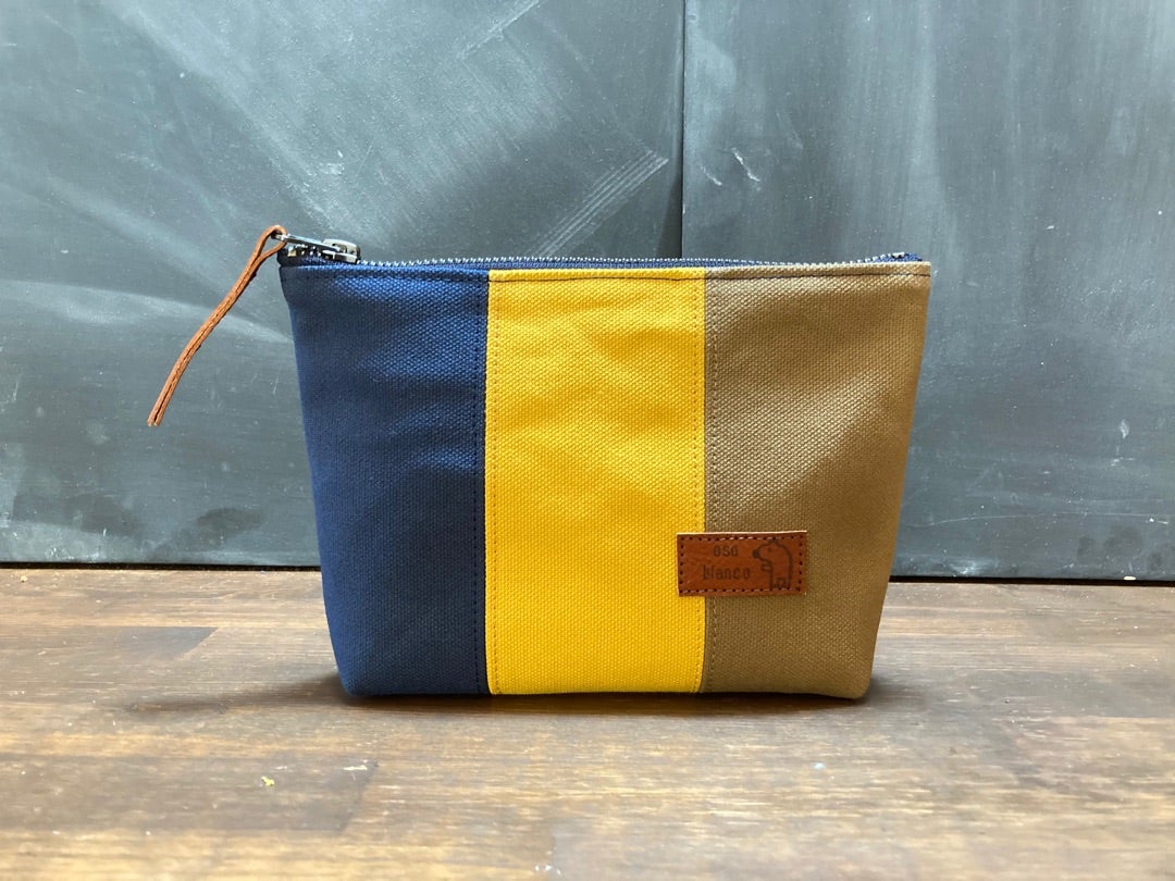 tricolor ポーチ